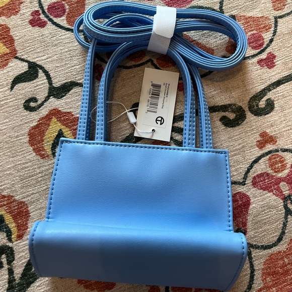 NWT AUTHENTIC Telfar Small Shopping Bag Cerulean Blue with dust bag - Picture 2 of 6